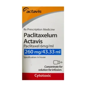 Paclitaxelum 260mg/43.33ml Actavis Điều trị ung thư (1 lọ)