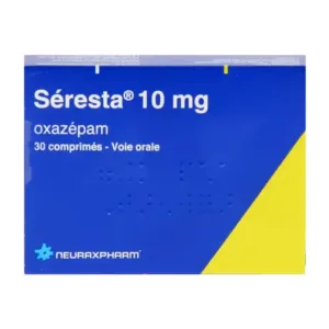 Seresta 10mg Điều trị các chứng lo âu, mất ngủ (30 viên)