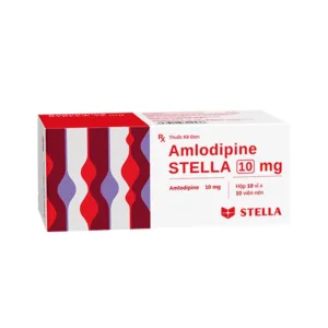 Amlodipine Stella 10mg Điều trị tăng huyết áp (100 viên)