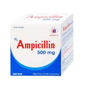 Ampicillin 500mg Domesco Điều trị nhiễm khuẩn (100 viên)
