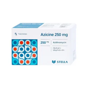 Azicine 250mg Stella Điều trị nhiễm khuẩn (6 gói)