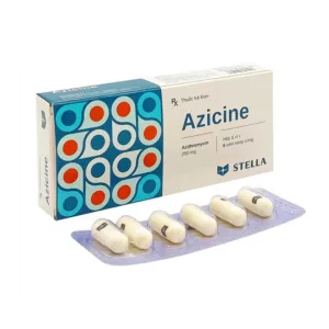 Azicine 250mg Stella Điều trị nhiễm khuẩn (6 viên)