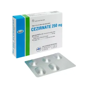 Cezirnate 250mg Uphace Điều trị nhiễm khuẩn (10 viên)