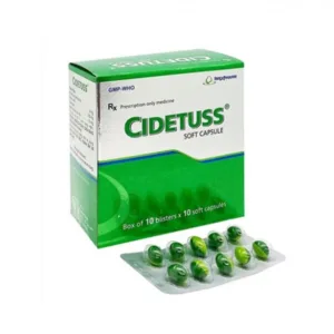 Cidetuss Imexpharm Điều trị các trường hợp ho (100 viên)