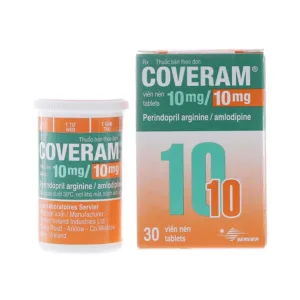 Coveram 10mg/10mg Servier Điều trị tăng huyết áp (30 viên)