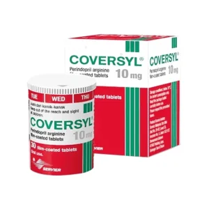 Coversyl 10mg Servier Điều trị tăng huyết áp (30 viên)