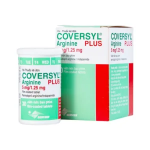 Coversyl Plus 5mg/1.25mg Servier Điều trị tăng huyết áp (30 viên)