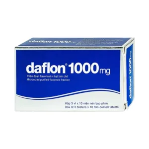 Daflon 1000mg Servier Điều trị suy giảm tĩnh mạch và trĩ cấp (30 viên)