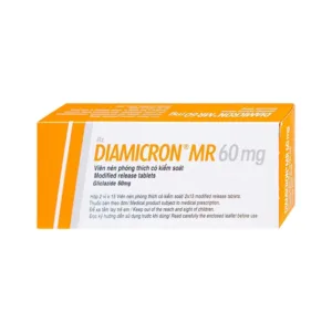 Diamicron MR 60mg Servier Điều trị tiểu đường típ 2 (30 viên)
