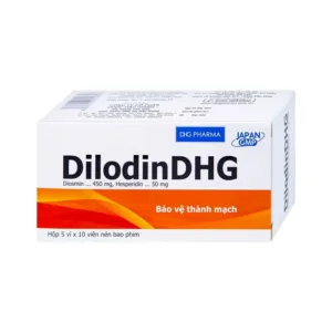 Dilodin DHG Điều trị suy giảm tĩnh mạch và trĩ cấp (50 viên)