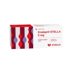 Enalapril 5mg Stella Điều trị tăng huyết áp (100 viên)