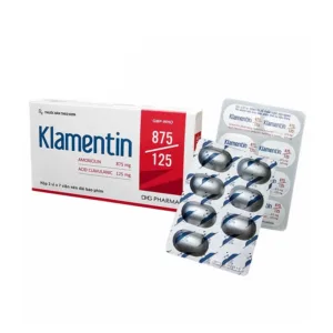 Klamentin 1g DHG  Điều trị nhiễm khuẩn đường hô hấp (14 viên)