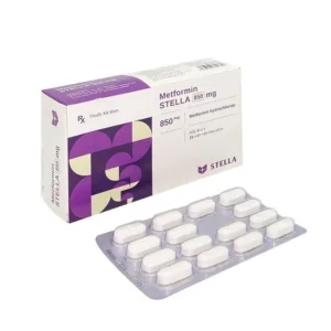 Metformin Stella 850mg Điều trị bệnh đái tháo đường (60 viên)