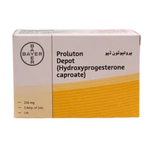 Proluton Depot 250mg Bayer Phòng ngừa và giảm nguy cơ sảy thai ( 3 ống)