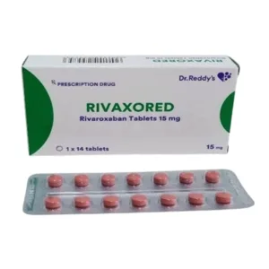 Rivaxored 15mg Dr.Reddys Điều trị phòng ngừa tắc huyết khối (14 viên)
