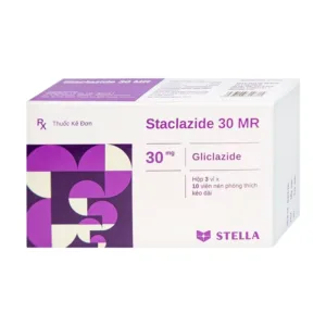 Staclazide 30 MR Stella Điều trị đái tháo đường típ 2 (30 viên)