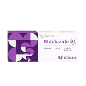 Staclazide 80 Stella Điều trị đái tháo đường típ 2 (60 viên)