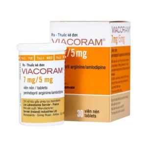 Viacoram 7mg/5mg Servier Điều trị tăng huyết áp vô căn (30 viên)