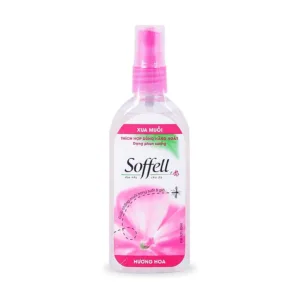 Xịt muỗi Soffell hương hoa Giúp chống muỗi trong suốt 8 giờ (80ml)