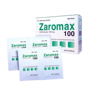 Zaromax 100 DHG Điều trị nhiễm khuẩn đường hô hấp (24 gói)