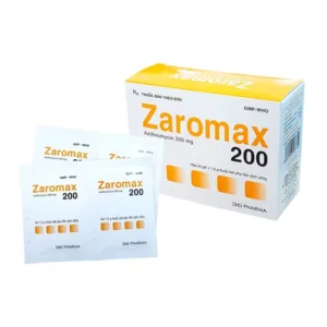 Zaromax 200 DHG Điều trị nhiễm khuẩn đường hô hấp (24 gói)