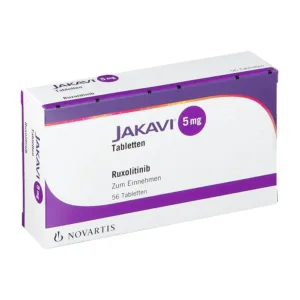 Jakavi 5mg Novartis  Điều trị bệnh nhân bị xơ tủy xương (56 viên)