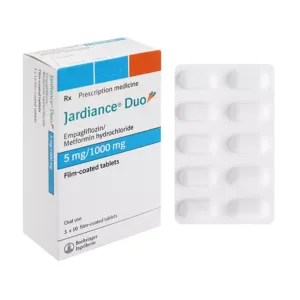 Jardiance Duo 5mg/1000mg Boehringer Điều trị đái tháo đường típ 2 (30 viên)