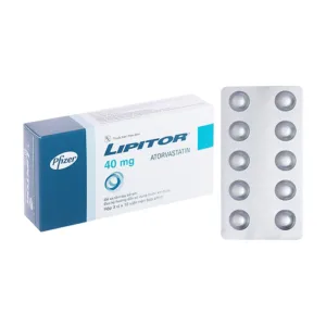 Lipitor 40mg Pfizer Điều trị tăng cholesterol máu (30 viên)