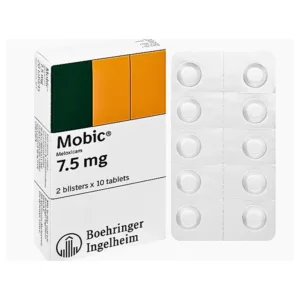 Mobic 7.5mg Boehringer Điều trị viêm xương khớp (20 viên)