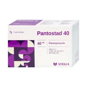 Pantostad 40mg Stella Điều trị trào ngược dạ dày thực quản (4 vỉ x 7 viên)