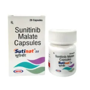 Sutinat 25mg Natco – Điều trị ung thư (28 viên)