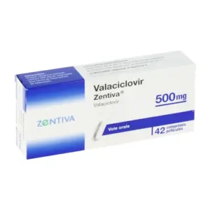Thuốc Valaciclovir 500mg Zentiva - Kháng virus herpes (42 viên)